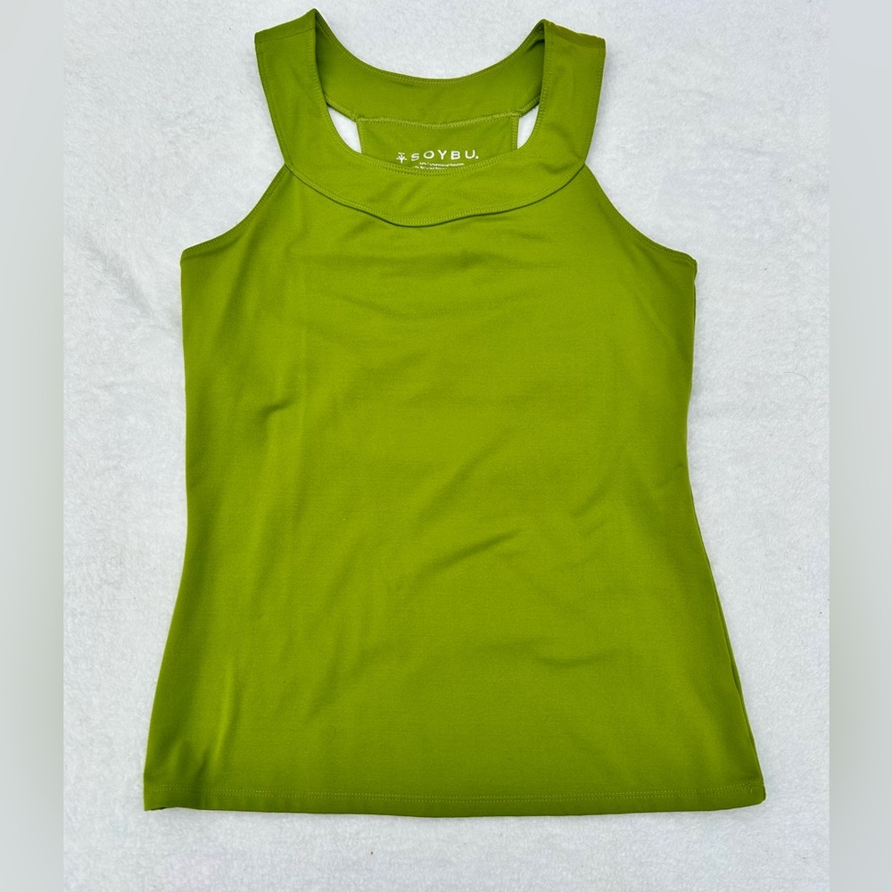 Soybu Athletic Tank Top Green sz M